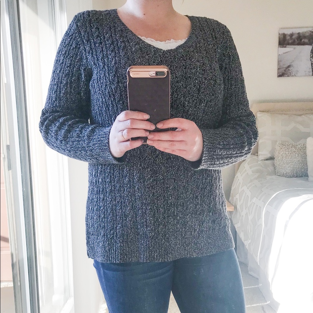 Black & white sweater